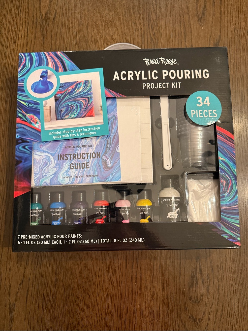 BRAND NEW, NEVER OPENED Brea Reese Acrylic Pouring Project Kit